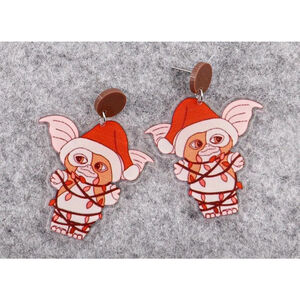 Gizmo Gremlins Christmas Earrings